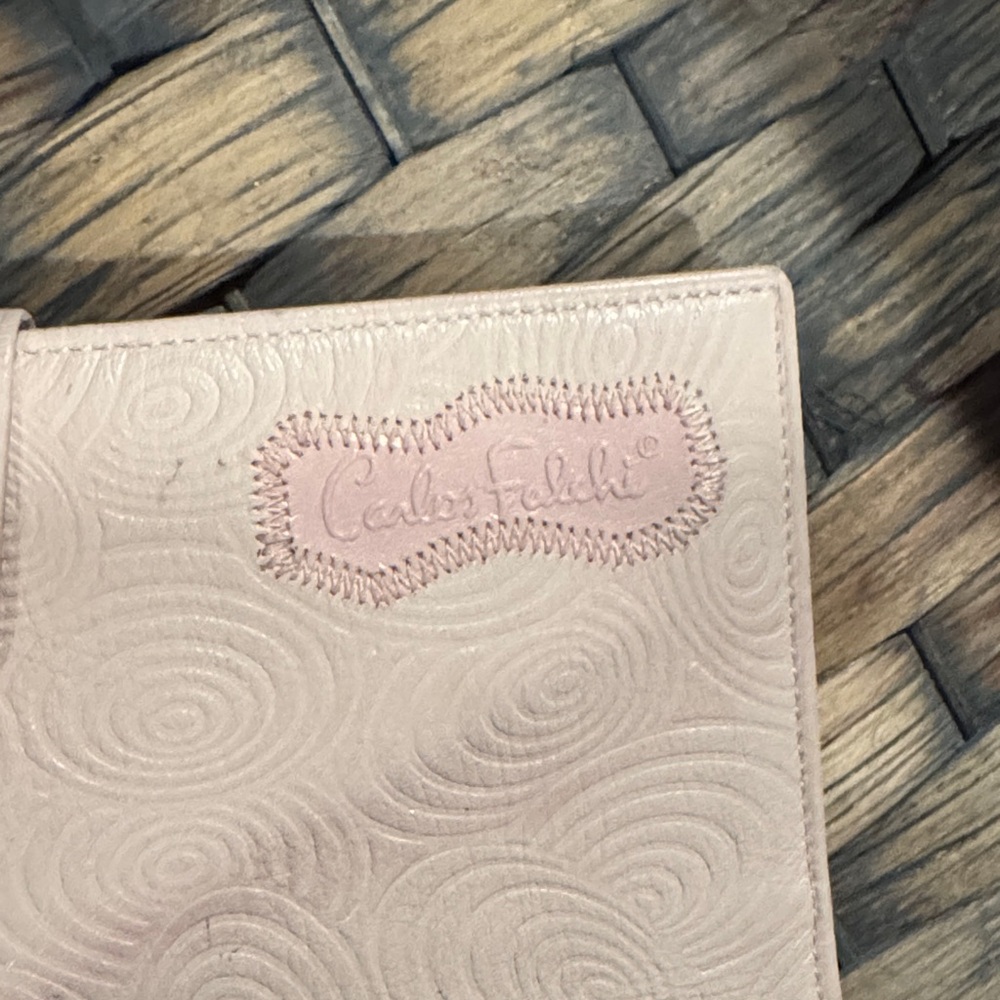Pink Embossed Wallet - Picture 2 of 6